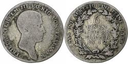 World Coins - Coin, German States, PRUSSIA, Friedrich Wilhelm III, 1/6 Thaler, 1812, Berlin