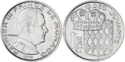 World Coins - Coin, Monaco, Rainier III, Franc, 1975, , Nickel, KM:140, Gadoury:MC 150