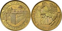 World Coins - Belgium, Token, 50 Rossen - Dendermonde, 1981, Brass plated steel,