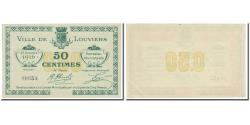 World Coins - France, Louviers, 50 Centimes, 1916, Emission Municipale, UNC(63), Pirot:27-10