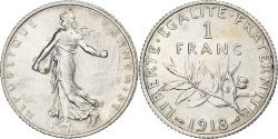 World Coins - France, Franc, Semeuse, 1918, Paris, Silver, , Gadoury:467, KM:844