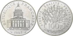 World Coins - France, 100 Francs, Panthéon, 1987, Pessac, Silver, , Gadoury:898