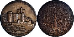 World Coins - France, Medal, Château de Bonaguil-en-Quercy, Animalière, 1967, Baron