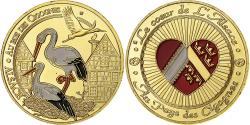 World Coins - France, Token, Alsace - Au pays des cigognes, Copper-nickel Aluminium,