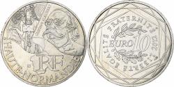 World Coins - France, 10 Euro, Haute-Normandie, 2012, Monnaie de Paris, , Silver