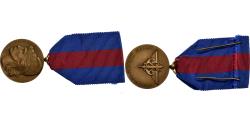World Coins - France, Services Militaires Volontaires, Medal, Excellent Quality, Bronze, 32