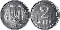 World Coins - Coin, Ukraine, 2 Kopiyky, 2012