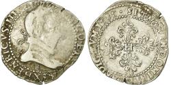 World Coins - Coin, France, Demi Franc, 1585, Rouen, , Silver, Sombart:4716