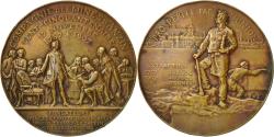 World Coins - France, Medal, Compagnie des Mines d'Anzin, Theunissen, , Bronze