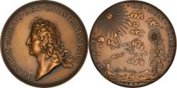 World Coins - France, Medal, Louis XIV, Roi Soleil, History, 1681, Molart, Restrike,