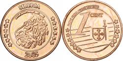 World Coins - Russia, Siberia, Euro Cent, Fantasy euro patterns, Essai-Trial, Proof, 2005