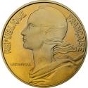 World Coins - France, 20 Centimes, Marianne, 1991, Paris, Proof, Aluminum-Bronze,