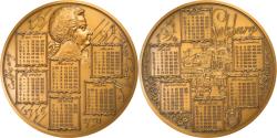 World Coins - France, Medal, Calendrier, Mozart, Salzburg, 1991, Rodier, , Bronze