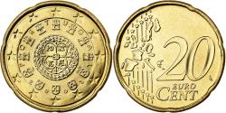 World Coins - Portugal, 20 Centimes, 2002, Lisbon, Nordic gold,
