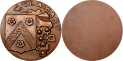 World Coins - France, Medal, Clamart, 1972, Monnaie de Paris, Bronze, Carrega,