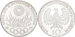 World Coins - Coin, GERMANY - FEDERAL REPUBLIC, 10 Mark, 1972, Karlsruhe, , Silver