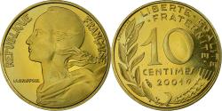 World Coins - Coin, France, Marianne, 10 Centimes, 2001, Paris, , Aluminum-Bronze