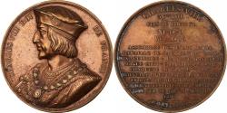 World Coins - France, Medal, Les Rois de France, Charles VIII, 1836, Bronze, Caqué,