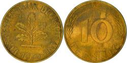 World Coins - Coin, GERMANY - FEDERAL REPUBLIC, 10 Pfennig, 1970, Hamburg, , Brass