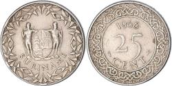World Coins - Coin, Surinam, 25 Cents, 1966