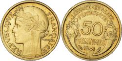 World Coins - Coin, France, Morlon, 50 Centimes, 1941, , Aluminum-Bronze, KM:894.1