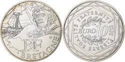 World Coins - France, 10 Euro, Bretagne, 2012, Silver, , KM:1866