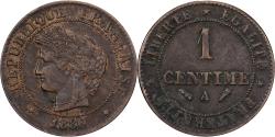 World Coins - France, Centime, Cérès, 1886, Paris, Bronze, , Gadoury:88, KM:826.1