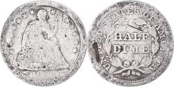 Us Coins - Coin, United States, Seated Liberty Half Dime, Half Dime, 1853, U.S. Mint
