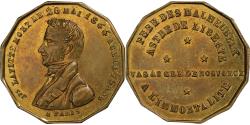 World Coins - France, Token, Mort de Jacques Lafitte, 1844, Brass,