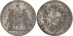World Coins - France, 5 Francs, AN 11, Paris, Silver, , Gadoury:563a