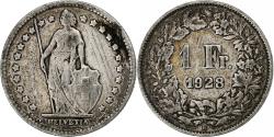 World Coins - Switzerland, Franc, 1928, Bern, Silver, , KM:24