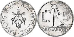 World Coins - VATICAN CITY, Paul VI, 5 Lire, 1978, Rome, Aluminum, , KM:133