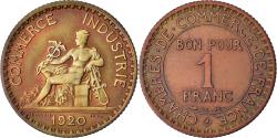 World Coins - Coin, France, Chambre de commerce, Franc, 1920, Paris,