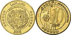 World Coins - Finland, Lapland, 10 Euro Cent, Fantasy euro patterns, Essai-Trial, Proof, 2005