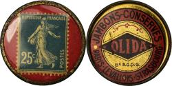 World Coins - Coin, France, Olida, Jambons-Conserves, 25 Centimes, Timbre-Monnaie,