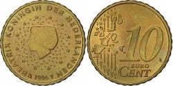 World Coins - Netherlands, 10 Euro Cent, 2006, Utrecht, Nordic gold,