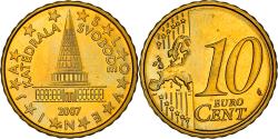 World Coins - Slovenia, 10 Euro Cent, The unrealized plan for the Slovenian Parliament, 2007