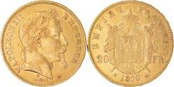 World Coins - Coin, France, Napoléon III, 20 Francs, 1870, Strasbourg, , Gold