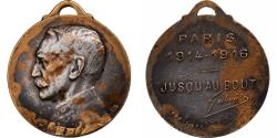 World Coins - France, Medal, Joseph Gallieni, "Jusqu'au bout", Paris 1914-1916, 1916