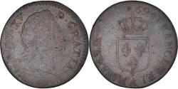 World Coins - France, Louis XV, Sol à la vieille tête, 1769