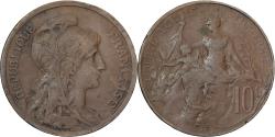 World Coins - France, 10 Centimes, Dupuis, 1916, Bronze, , Gadoury:277, KM:843