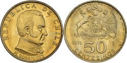 World Coins - Coin, Chile, 50 Centavos, 1971, , Aluminum-Bronze, KM:196