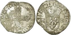 World Coins - Coin, France, Louis XIII, 1/4 Écu à la croix, 1/4 Ecu, 1623, Bayonne