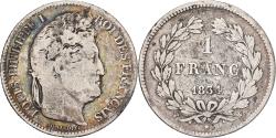 World Coins - France, Franc, Louis-Philippe, 1834, Lille, Silver, , KM:748.13