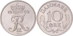World Coins - Coin, Denmark, 10 Öre, 1969