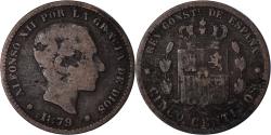 World Coins - Coin, Spain, 5 Centimos, 1879