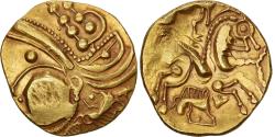 Ancient Coins - Aulerci Eburovices, Hemistater, 2nd-1st centuries BC, Gold,
