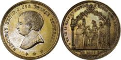 World Coins - France, Medal, Napoléon III, Baptème du Prince Impérial, 1856, Brass