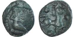 Ancient Coins - Coin, Bellovaci, Bronze au personnage agenouillé, 80-50 BC, , Bronze
