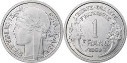World Coins - France, Franc, Morlon, 1959, Paris, Aluminum, , Gadoury:473c, KM:885a.1